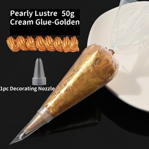 Adhesivo metálico de pegamento en crema con brillo nacarado de 50g para fundas de teléfono DIY, espejos, marcos de fotos, decoración de pinzas para el cabello - Product Image 6