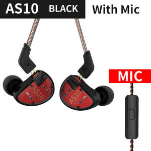 Venta al por mayor <span class=keywords><strong>KZ</strong></span> <span class=keywords><strong>AS10</strong></span> Business Earphone In-Ear Auriculares y auriculares Tipo C Auricular - Product Image 6