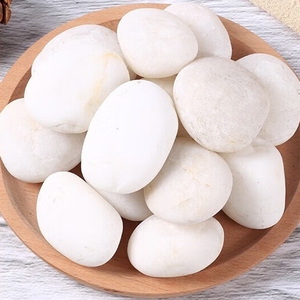 Nhà Máy bán hàng trực tiếp Pebble đá đá Nhà cung cấp lát cao đánh bóng trắng vườn đánh bóng sỏi - Product Image 3