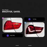 Feux arrière LED pour BMW Série 3 E90 M3 GTS Style LED Dragon-Scale, feux de jour à LED, clignotants dynamiques, feux de freinage 12V