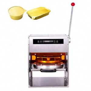 Aluminum <b>Container</b> Sealing Machine for Different Sizes of Packaging Sealing Food <b>Container</b> Machine for Dining Hall Water Soup - Product Image 4