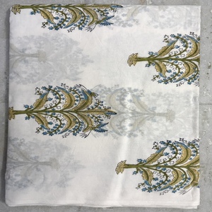 Tissu de robe en coton indien léger, non tissé, doux, à motifs floraux, uni, 100% coton, pour filles et garçons, par mètre, écologique - Product Image 3
