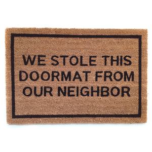 Tapis d'Entrée Personnalisés en Gros avec Texte, Citation, Mot Drôle, Bienvenue - Product Image 1