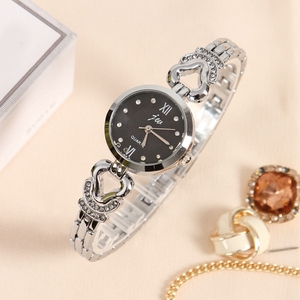 Reloj de Vestir Casual para Mujer, Marca <span class=keywords><strong>JW</strong></span>, Diseño de Lujo en Oro Rosa, Movimiento de Cuarzo, Esfera con Manecillas, Correa de Acero Inoxidable, Resistente al Agua - Product Image 4