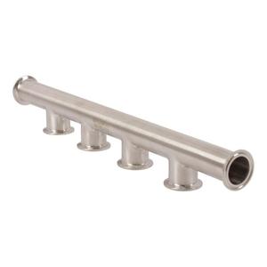 Thép Không Gỉ Ss 304 316 Tc Tri Kẹp Triclight Ống Vệ Sinh Lắp Ống Ferrule Kết Nối 1.5 Inch 2 3 4 Cổng Manifold - Product Image 2