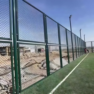 سياج شبكي مجلفن بالغمس الساخن وشبكة سلكية معينية الشكل بأطوال 4 و5 و6 و8 و10 أقدام - Product Image 4