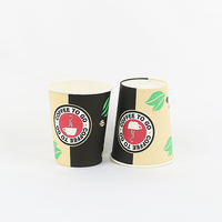 Gobelets en papier jetables à paroi simple pour café et thé chaud, biodégradables, recyclables, tailles personnalisées, pour fêtes, les plus vendus en 2026
