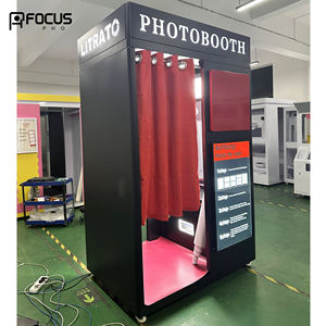 JLJ Varias Pegatinas Personalización Classic <span class=keywords><strong>Vogue</strong></span> Photo Booth con Led Instant Photo Booth Imprimir Imágenes Máquina Expendedora - Product Image 2