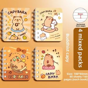 Cuaderno Espiral A7 de 80 Páginas, Diseño Estético, Mini Libreta Portátil con Dibujos Animados, Ideal para Regalo, Apto para Primaria - Product Image 3