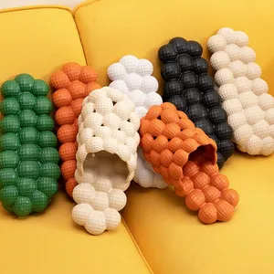 Summer Unisex Beach EVA Couple Designer Massage <strong>Bubble</strong> <strong>Slippers</strong> Indoor Outdoor Women Super Soft Slides Adult <strong>Slipper</strong>