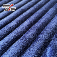 Tissu en flanelle jacquard rayé brillant de haute qualité KINGCASON pour draps de lit