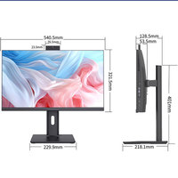 PC Todo en Uno de 23.8 Pulgadas, Monobloque, Intel Core I7 Octa Core, 16 GB DDR4, SSD de 512 GB, Monitor LCD con Panel IPS, Windows 10 para Negocios, Cámara de 3MP