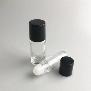 Lujo de alta calidad 30ml 50ml Botellas de vidrio de aceite esencial delicadas transparentes con bolas de rodillo - Product Image 3