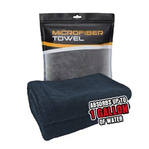 ผ้าไมโครไฟเบอร์เช็ดรถยนต์อย่างดี 1200gsm 2000gsm ซับน้ำได้ดี ใช้งานง่าย ทนทาน ผ้าไมโครไฟเบอร์แบบวงแหวนบิดเกลียว - Product Image 1