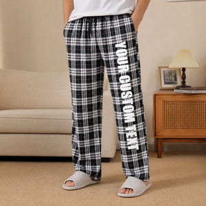 Envío Directo, venta al por mayor, pantalones de pijama navideños para hombre, pantalones de salón informales, pantalones de pijama a cuadros con bolsillos - Product Image 3