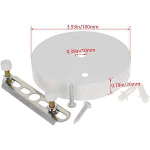 Kit d'abat-jour de plafond 4 pièces Lustre vintage de 4.7 "avec <span class=keywords><strong>crochet</strong></span> et tout le matériel de montage - Product Image 5