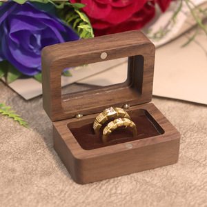 Petit couvercle magnétique rectangulaire <span class=keywords><strong>en</strong></span> gros Mini boîte de rangement de <span class=keywords><strong>bijoux</strong></span> <span class=keywords><strong>en</strong></span> <span class=keywords><strong>bois</strong></span> Boîte cadeau portable <span class=keywords><strong>en</strong></span> <span class=keywords><strong>bois</strong></span> <span class=keywords><strong>brut</strong></span> - Product Image 2