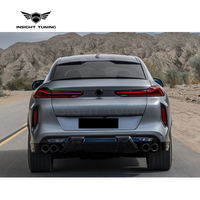 Kit de Carrocería Estilo X6M para BMW X6 G06 2020-2023, Actualización 2024 LCI F96, Parachoques, Faros Delanteros, Luces Traseras, Conversión de Plástico PP