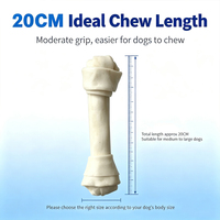 Os à mâcher pour chien, 3 tailles disponibles (6 cm mini, 12 cm noués, 20 cm longs), ingrédients entièrement naturels, nettoyage des dents et élimination du tartre