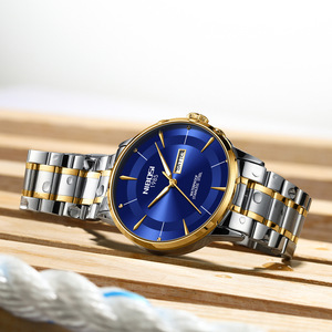 Luxury Fashion Men's Quartz Diver's <b>Watch</b> Sapphire Crystal Dial 316L Stainless Steel <b>Case</b> 100 Bar Water Resistant Arabic Numeral - Product Image 4