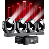 Projecteur LED Beam à 4 têtes DMX512 RGBW avec effet anneau, prêt à être expédié, pour DJ, mariages et soirées