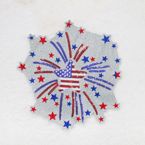 High Quality 2025 New United States Glitter Usa Independence Day <b>Sew</b> <b>On</b> Usa Custom Embroidery Sequin <b>Patch</b> For Clothing - Product Image 1