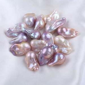 <span class=keywords><strong>Prix</strong></span> de gros usine Perles baroques violettes 14-18mm Perles baroques d'eau douce pour la fabrication de bijoux - Product Image 3