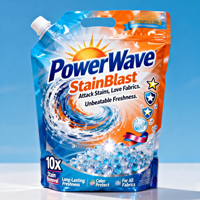 Emballage de détergent à lessive de haute qualité avec bec verseur, sachet avec bec verseur, sachet liquide Doypack