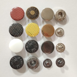 Bền nylon cap Snap Nút rắn màu 15mm + 831 # mạ mùa xuân Snap Nút - Product Image 4