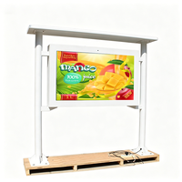 Affichage numérique extérieur étanche de style totem avec écran tactile capacitif WiFi LCD 43 pouces