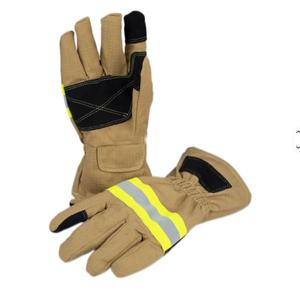 Guantes de Bombero Resistentes al Fuego, de Cuero Vacuno Nomex y Aramida, Color Naranja, Trajes Impermeables, Equipo de Protección - Product Image 6