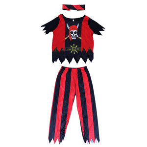 Conjunto de disfraz de pirata para niños, traje de fiesta de Halloween del Capitán Jack Sparrow, para niños de 3 a 12 años, talla S M L XL - Product Image 4