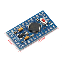 Mini Pro Module de carte microcontrôleur ATMEGA328P amélioré 5V/16MHz 3.3V/8MHz pour la carte PCB de composants électroniques Ardu Ino