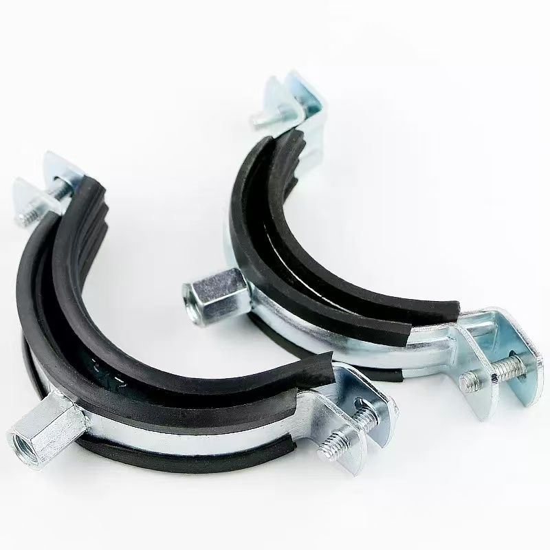 Insulated Pipe Clamp | Dual M08 / M10 Thread For Threaded Rod - View #11