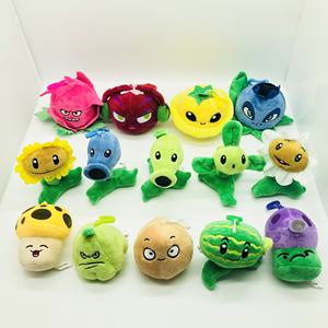 Nueva planta girasol Zombie Plantsvs.ZombiesHD juguete de peluche <span class=keywords><strong>Mini</strong></span> mochila llavero juguete de peluche - Product Image 2