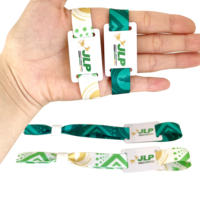 Bracelet en tissu pour événement, haute qualité, NFC FM1108 Ntag 213 Ntag 215 Ntag216, avec fermeture à bouton-pression tissé