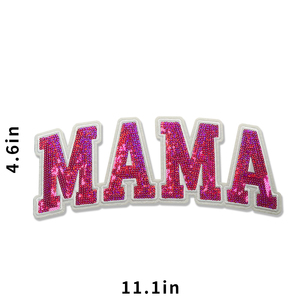 Prix réduit Ampoule Mardi Gras Sequin Bow Iron On Patch Pour Vêtements H Home Textiles Mardi Gras Shirt Patches - Product Image 3