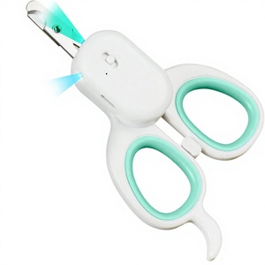 Pet Nail Clipper LED UV Light Ultra Bright Sharp Angled Blade Bloodline Protection for Cats Rabbits Small Animals - Product Image 1