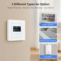 Avatto-termostato de calefacción de agua para casa inteligente, termostato Wlan de 95-220v, Wifi, pantalla táctil Lcd, Tuya, fusbodenheiz