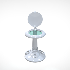 Kirpik uzatma için 5X 8X 10X kat büyüteç cam ile güzellik salonu estetik Led ışık büyüteç lamba - Product Image 1