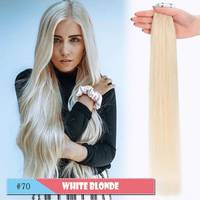 Extensions de cheveux à bandes adhésives PU et extensions de cheveux à colle, perruques – Livraison directe disponible