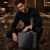 Diffuseur de parfum HVAC en métal robuste, capacité de 1000 ml, couverture olfactive de 1800 m³, machine à parfum murale commerciale
