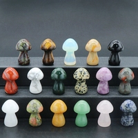 Pierre naturelle de 35mm, cristal minéral, Agate, Quartz, champignon de guérison, décoration de la maison, Aquarium, décoration artisanale, accessoires d'ornement