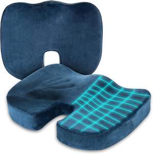 Coussin de siège ergonomique pour chaise de bureau, coussin en mousse à mémoire de forme pour le coccyx - Product Image 1