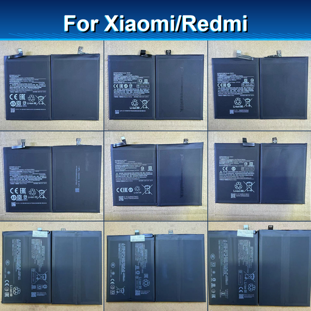 Factory Price Rechargeable Li-Polymer Mobile Phone Battery for Redmi All Models in Stock 1 Year Warranty