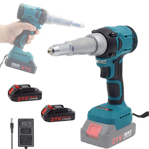Pistola Remachadora Inalámbrica de Litio Recargable Automática de Alta Calidad, Herramienta Portátil para Remachado Ciego - Product Image 1