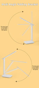 Đèn bàn ngủ <span class=keywords><strong>LED</strong></span> hiện đại tối giản, điều khiển cảm ứng, đèn đọc sách có thể điều chỉnh độ sáng, dành cho không gian làm việc, chụp đèn màu trắng, nguồn điện DC - Product Image 5