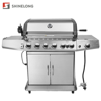 Gril Barbecue Commercial Portable à Charbon pour Fêtes en Extérieur