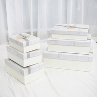 Boîte cadeau rigide et recyclable, 2 pièces, carton rigide, produit de luxe écologique, gaufrage écologique, coffret d'emballage rigide, livraison gratuite