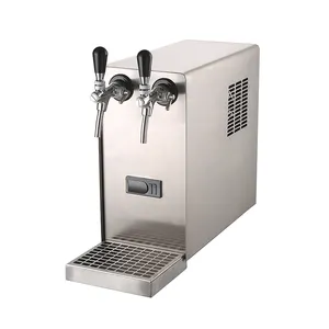 Beer Dispenser Machine Dry Contactビール冷却システムビールクーラーWith 2 Tapsディスペンサー